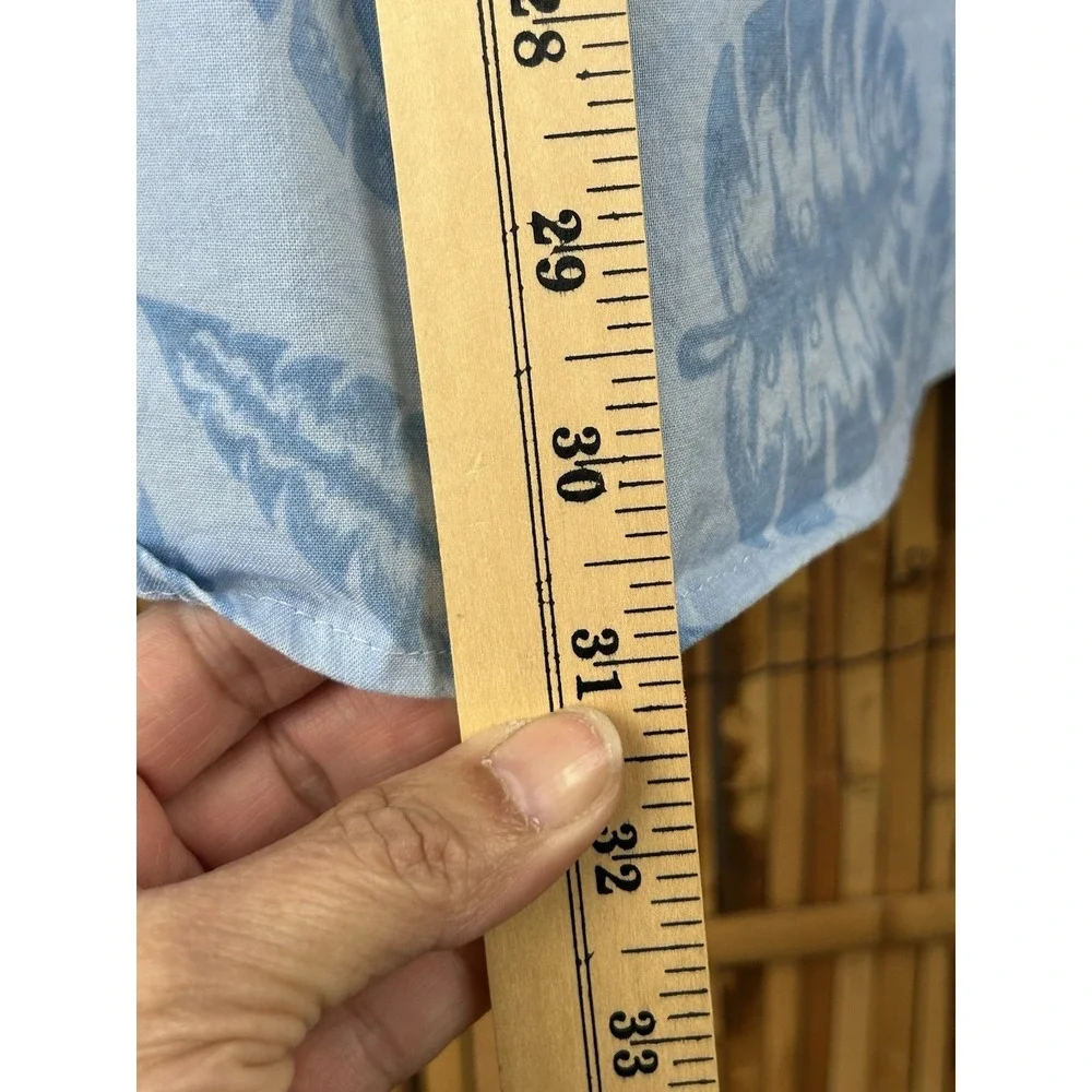 Ocean Current Hawaiian‎ Shirt Short Sleeve Button Down Blue Size XL - Picture 14 of 14